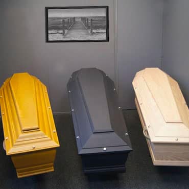 Cercueils différentes essences de bois