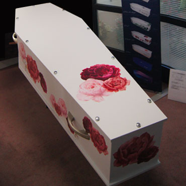 Cercueils avec un design Pivoine